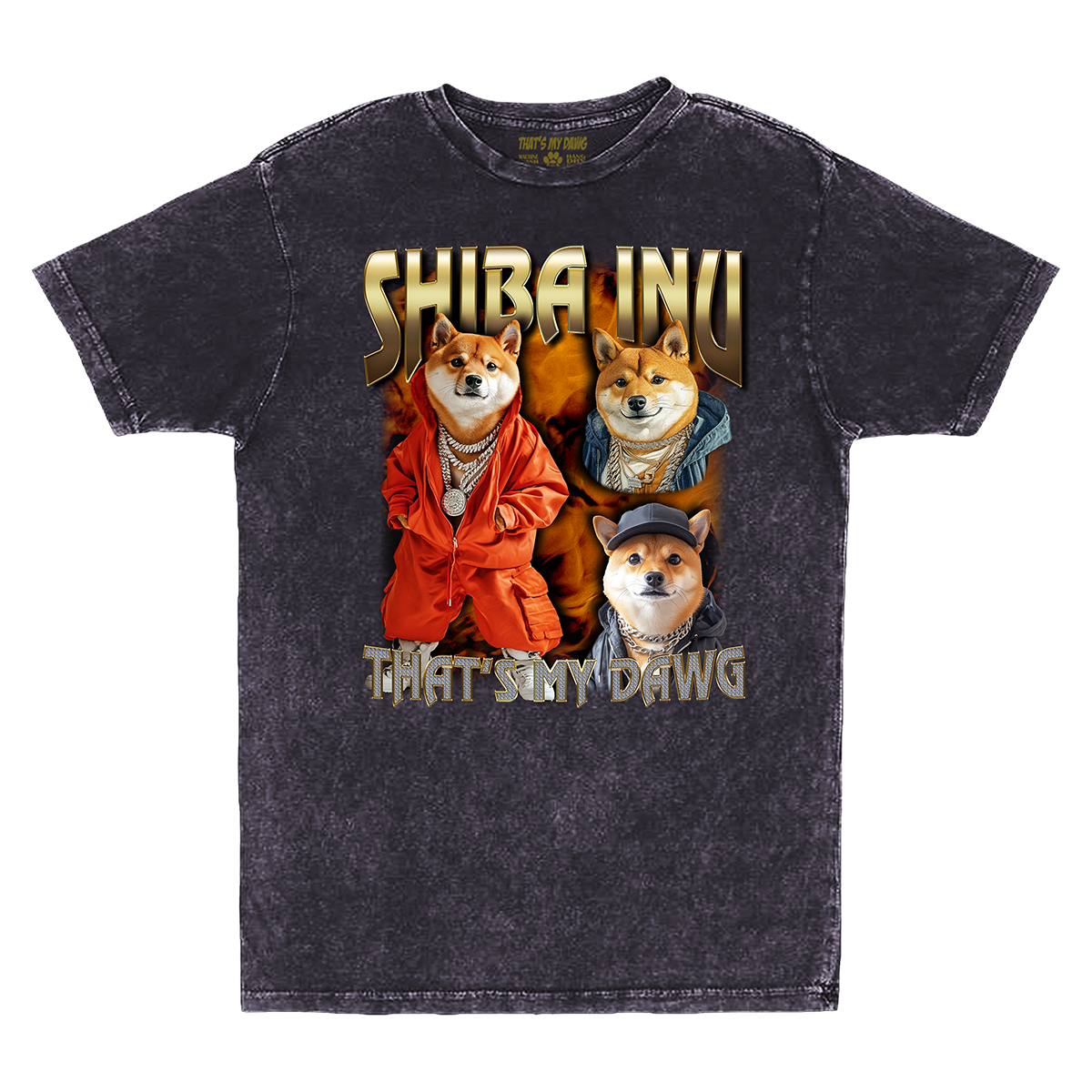 a t - shirt with a picture of three cats on it