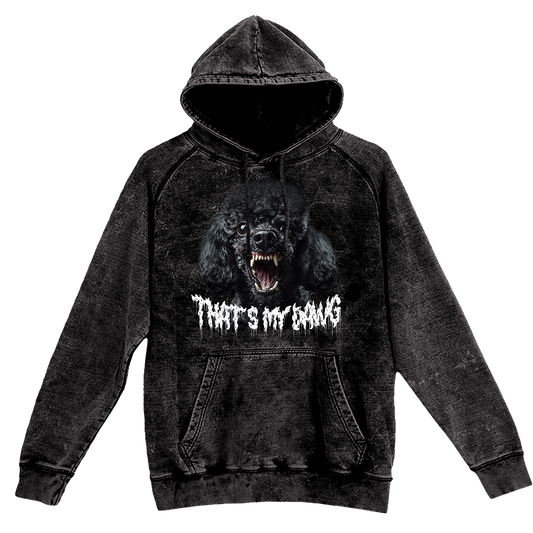 a black hoodie with a picture of a gorilla on it