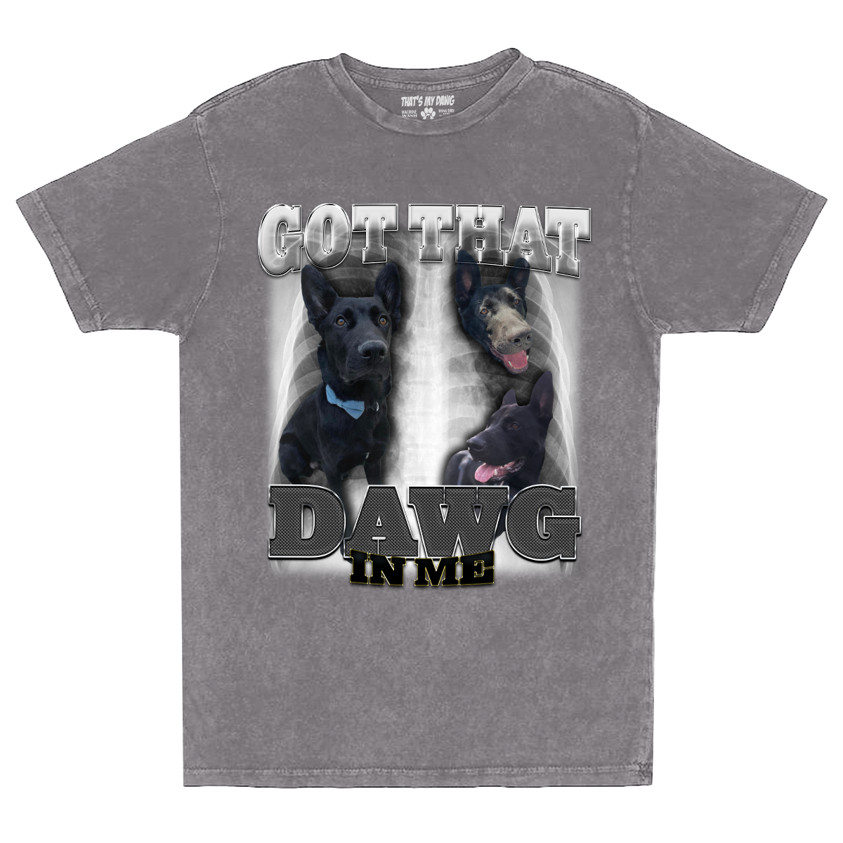 Custom Dawg In Me Vintage T-Shirt – Upload Any Pet, Friend, or Other Favorite Picture