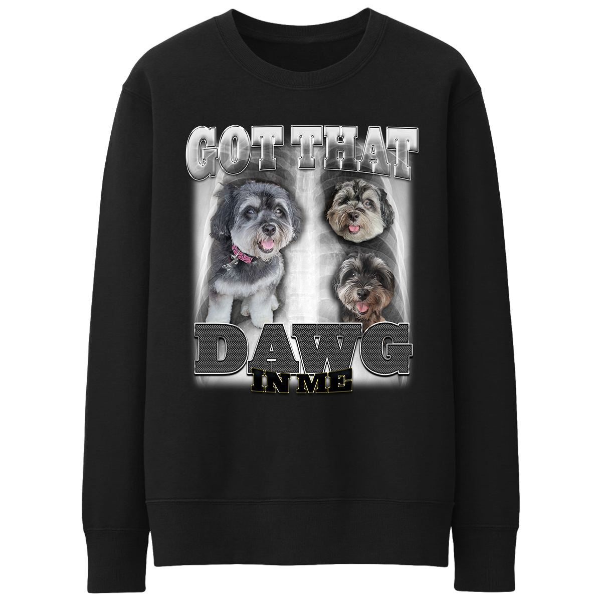 Custom Dawg In Me Crewneck – Upload Any Pet, Friend, or Other Favorite Picture