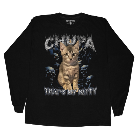 Custom Horrorcore Long Sleeve – Upload Any Pet, Friend, or Other Favorite Picture
