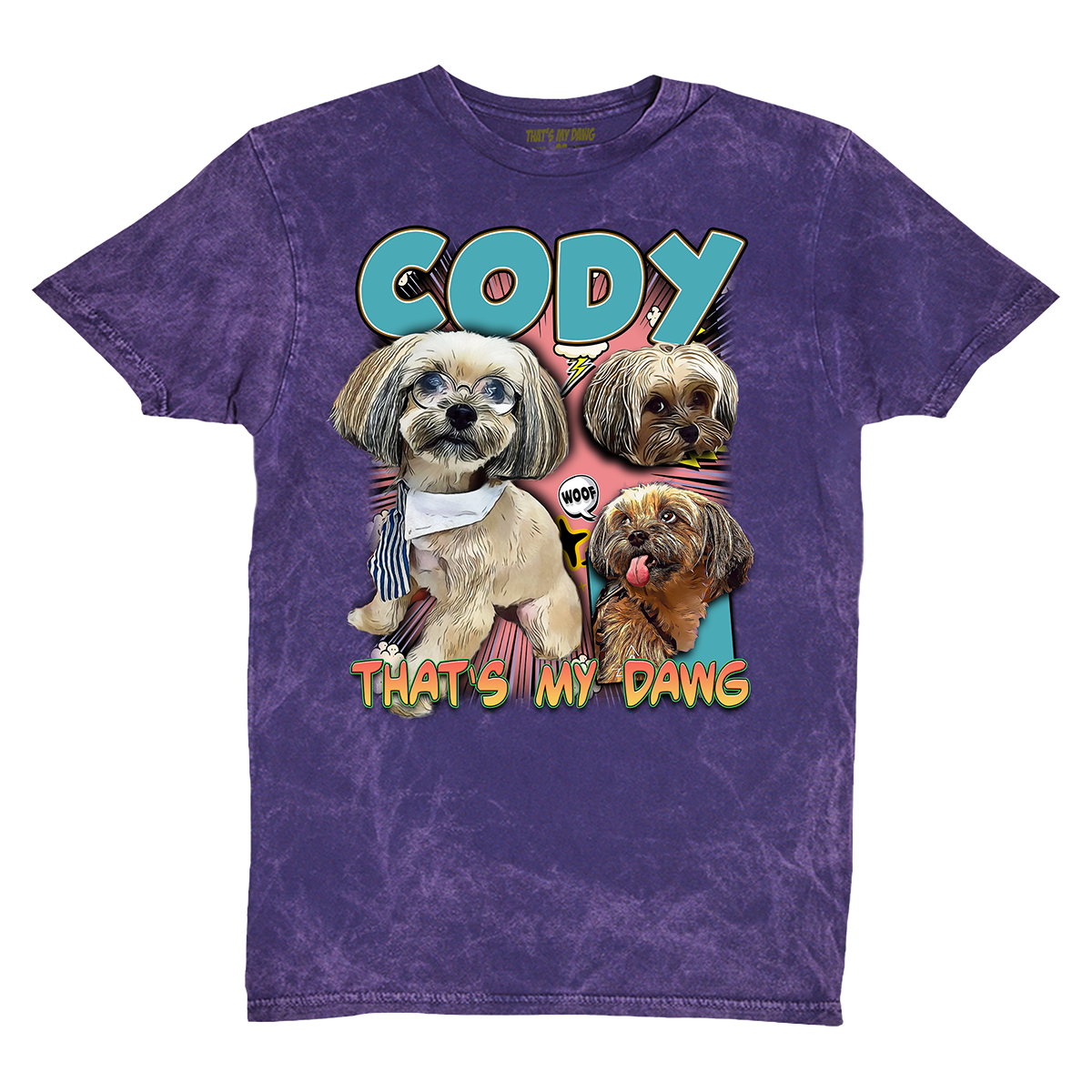 Custom Comic Book Vintage T-Shirt – Upload Any Pet, Friend, or Other Favorite Picture