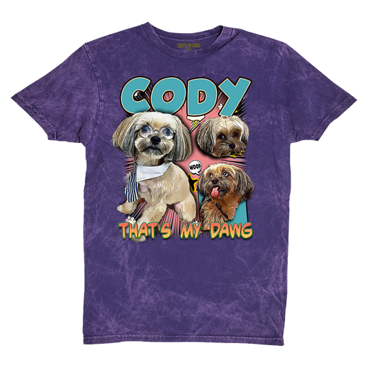 Custom Comic Book Vintage T-Shirt – Upload Any Pet, Friend, or Other Favorite Picture