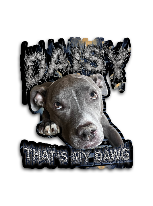 Custom "Horrorcore" Stickers – Upload Any Pet, Friend, or Other Favorite Picture