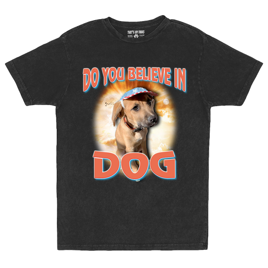 Custom Dog God Vintage T-Shirt – Upload Your Dog and Turn Them Into a Deity
