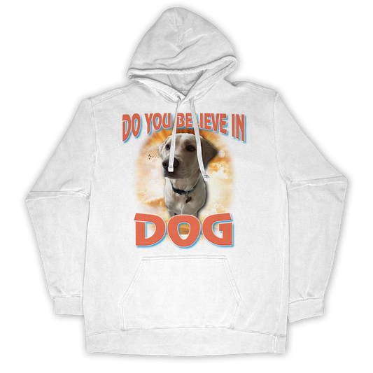Custom Dog God Hoodie – Upload Your Dog and Turn Them Into a Deity
