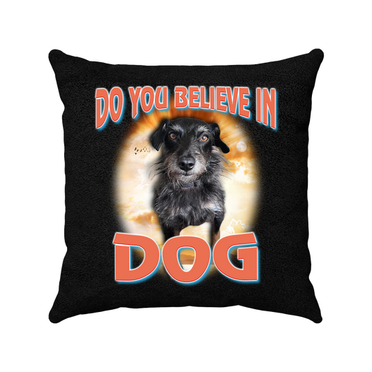 Custom Dog God Pillow – Upload Your Dog and Turn Them Into a Deity