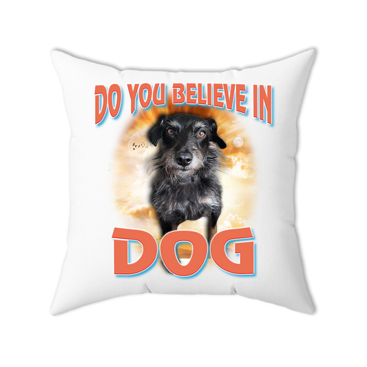 Custom Dog God Pillow – Upload Your Dog and Turn Them Into a Deity