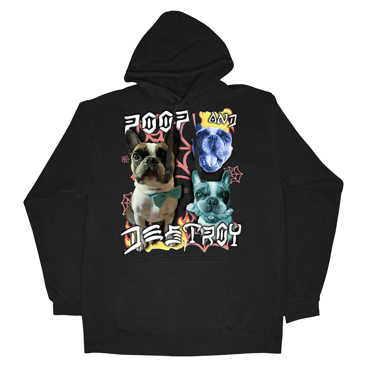 Custom Poop and Destroy Hoodie – Upload Any Pet, Friend, or Other Favorite Picture