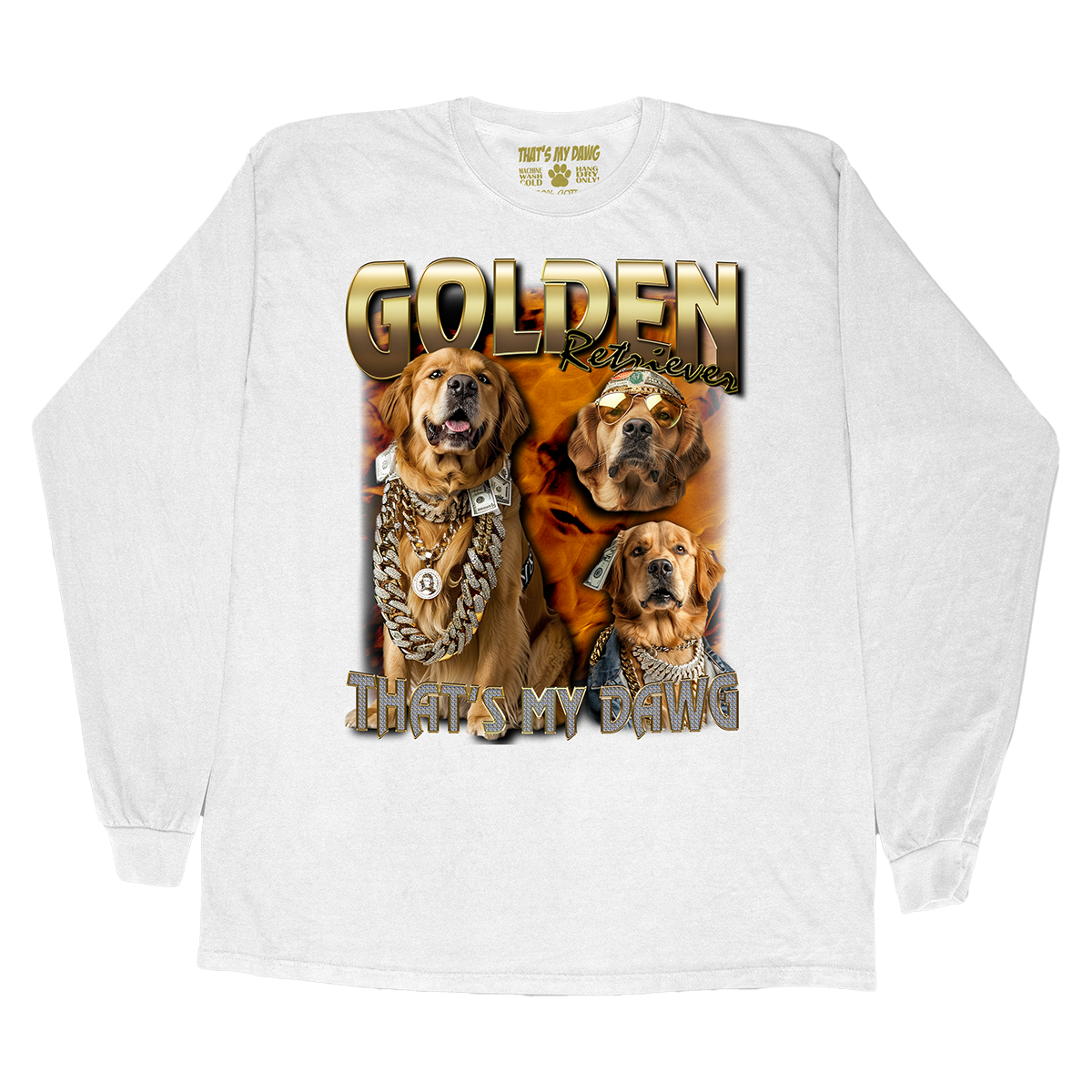 90s Bling - Golden Retriever