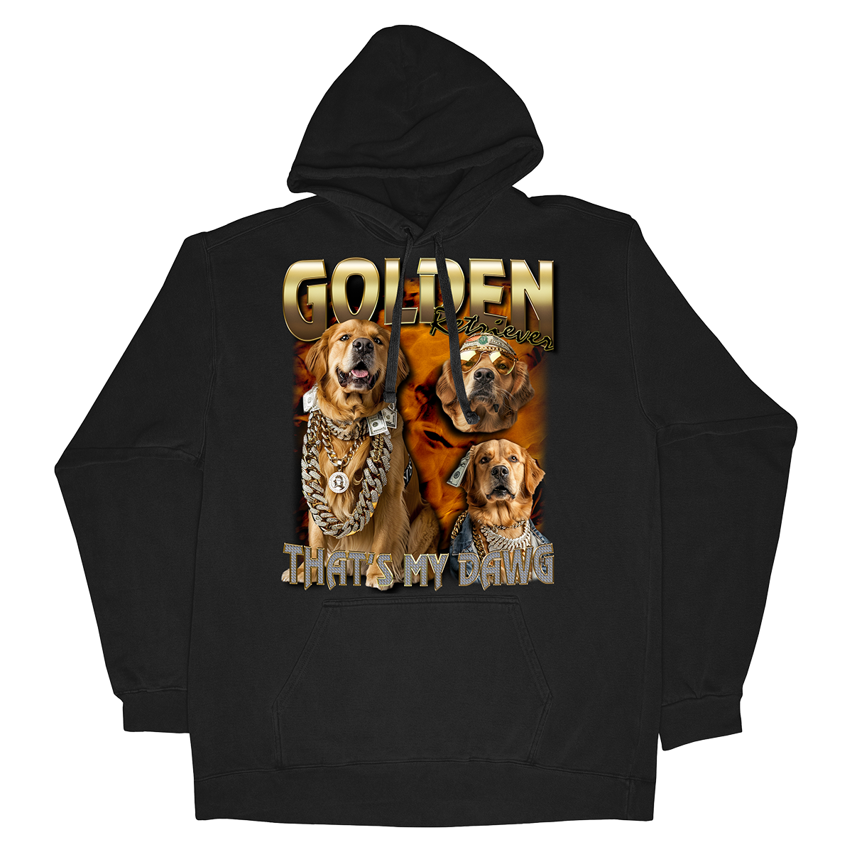90s Bling - Golden Retriever