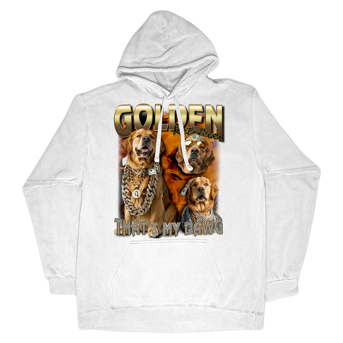 90s Bling - Golden Retriever