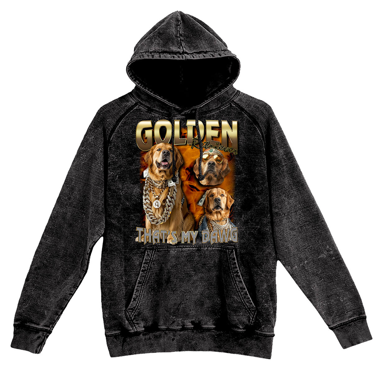 90s Bling - Golden Retriever