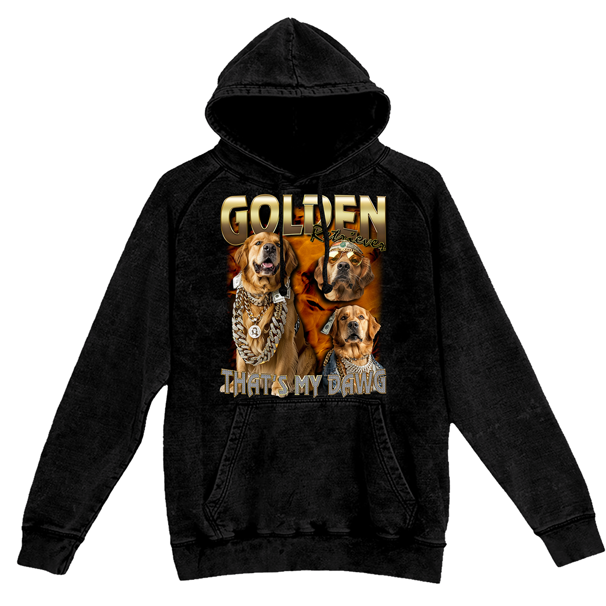 90s Bling - Golden Retriever
