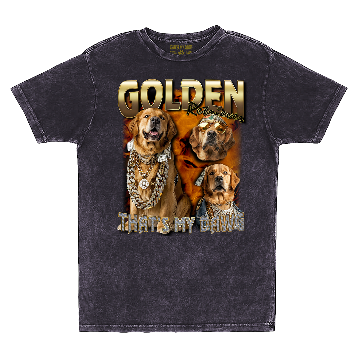 90s Bling - Golden Retriever