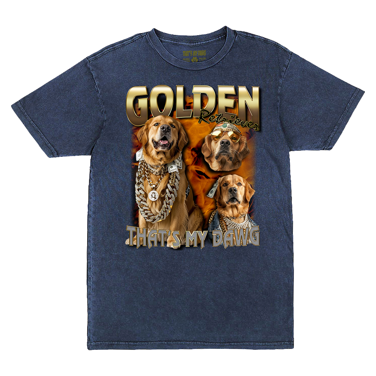 90s Bling - Golden Retriever