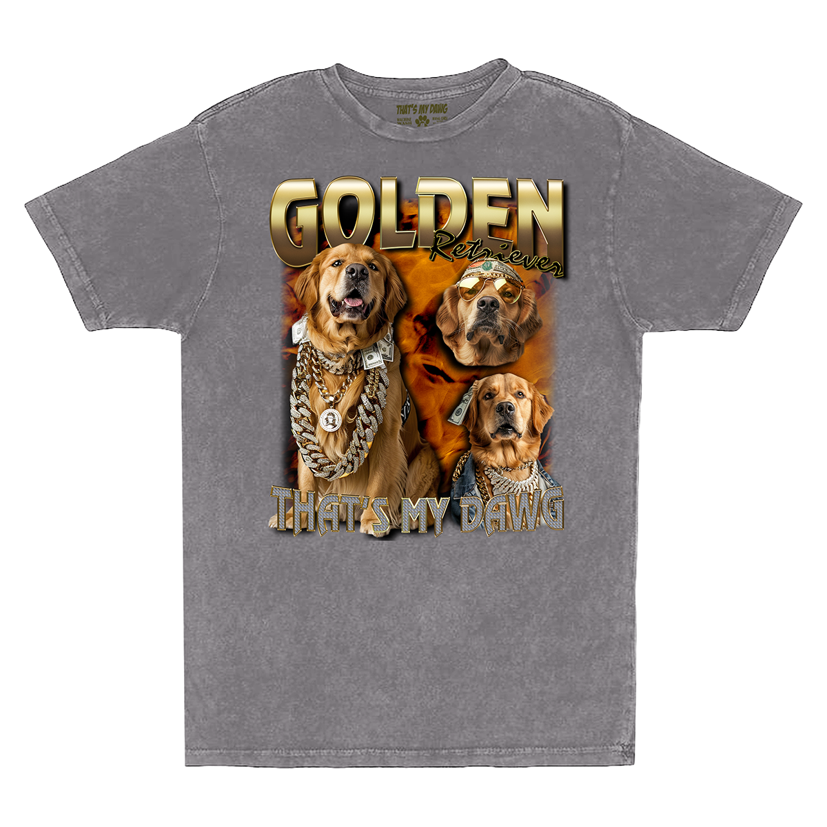 90s Bling - Golden Retriever