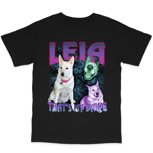 Custom 90s Bootleg T-Shirt – Upload Any Pet, Friend, or Other Favorite Picture
