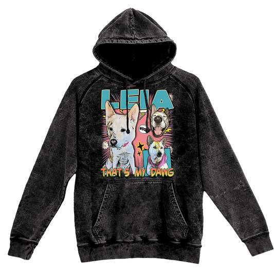 Custom Comic Book Vintage Hoodie – Upload Any Pet, Friend, or Other Favorite Picture