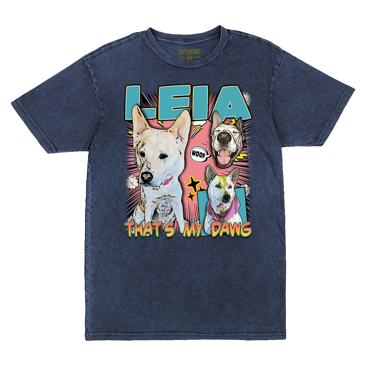 Custom Comic Book Vintage T-Shirt – Upload Any Pet, Friend, or Other Favorite Picture