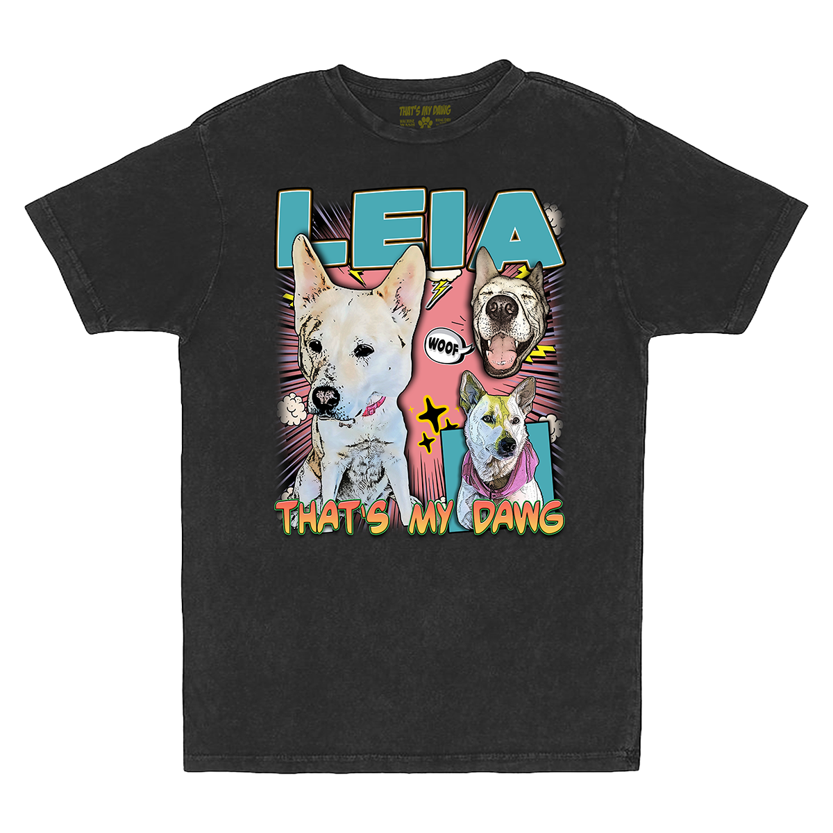 Custom Comic Book Vintage T-Shirt – Upload Any Pet, Friend, or Other Favorite Picture