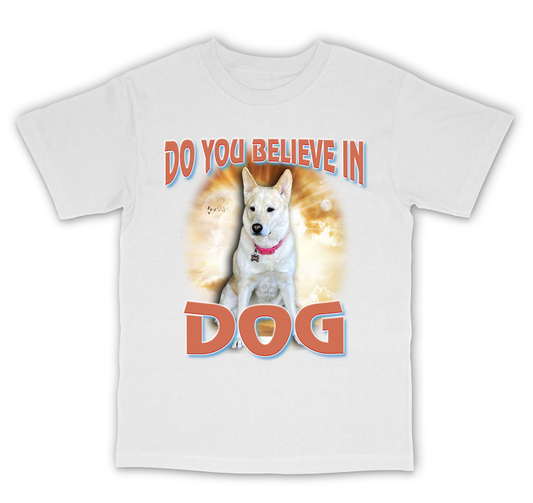 Custom Dog God T-Shirt – Upload Your Dog and Turn Them Into a Deity
