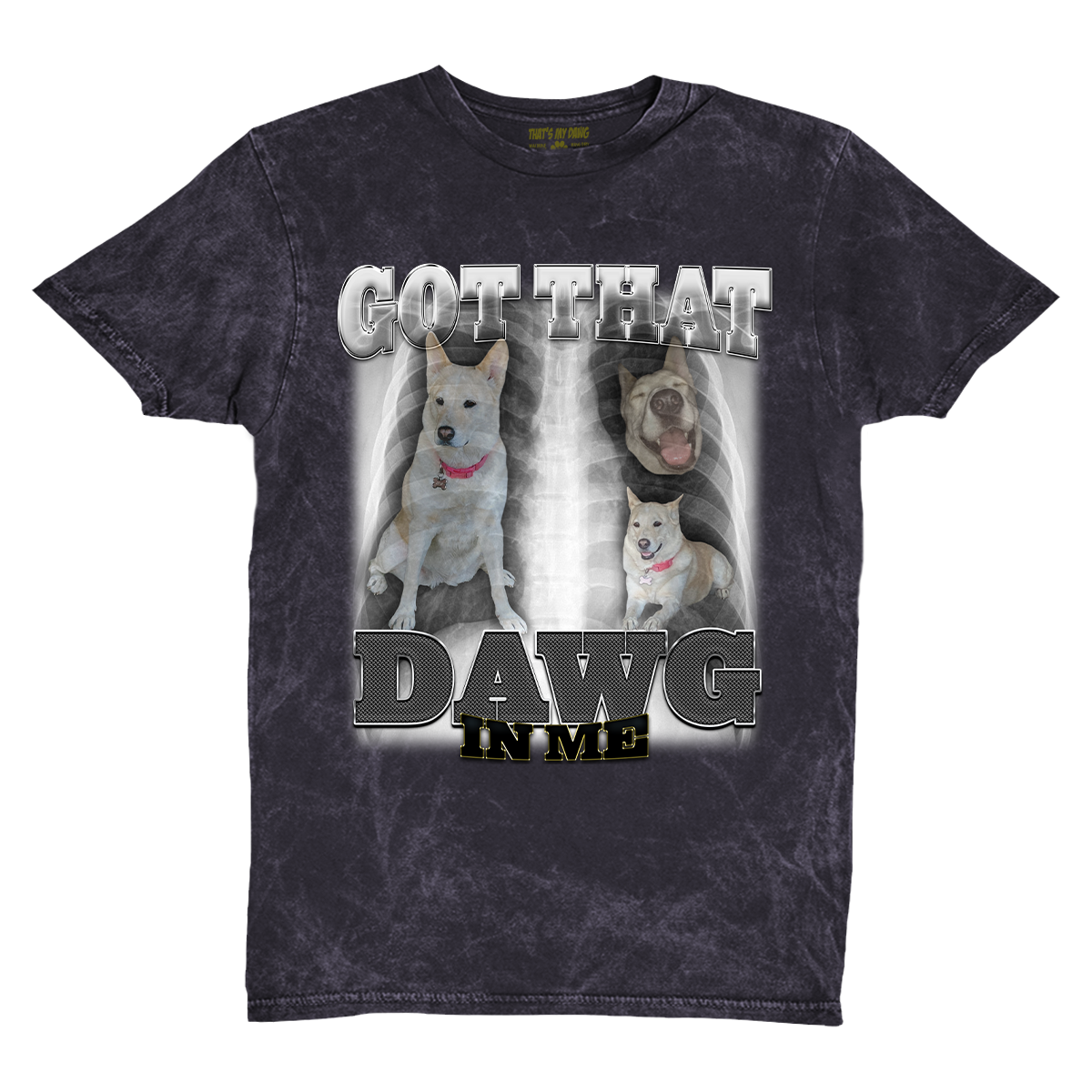 Custom Dawg In Me Vintage T-Shirt – Upload Any Pet, Friend, or Other Favorite Picture