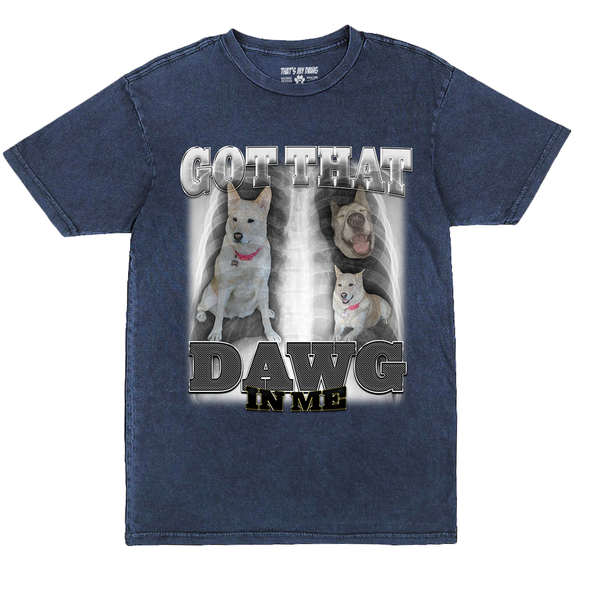 Custom Dawg In Me Vintage T-Shirt – Upload Any Pet, Friend, or Other Favorite Picture