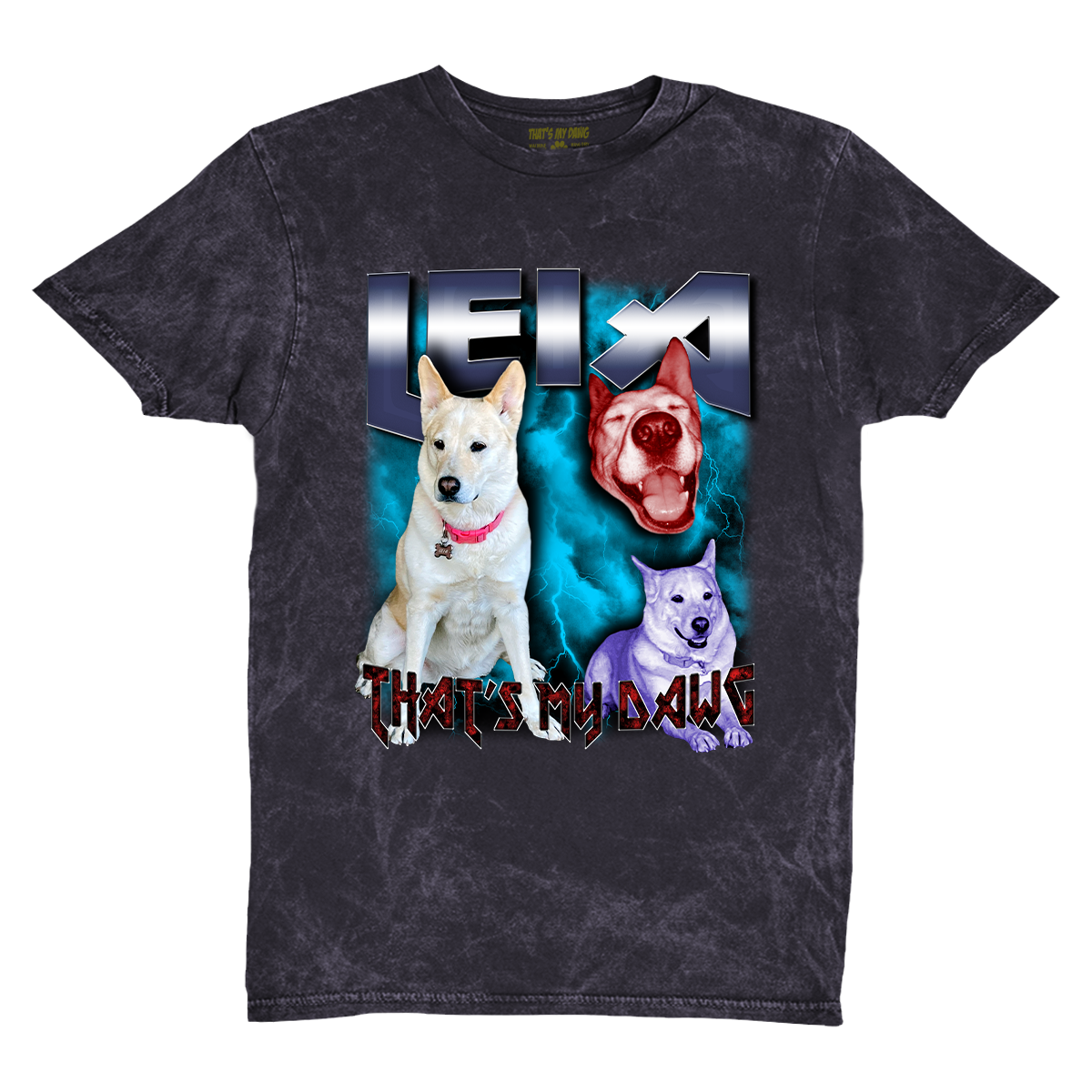 Custom Heavy Metal Vintage T-Shirt – Upload Any Pet, Friend, or Other Favorite Picture