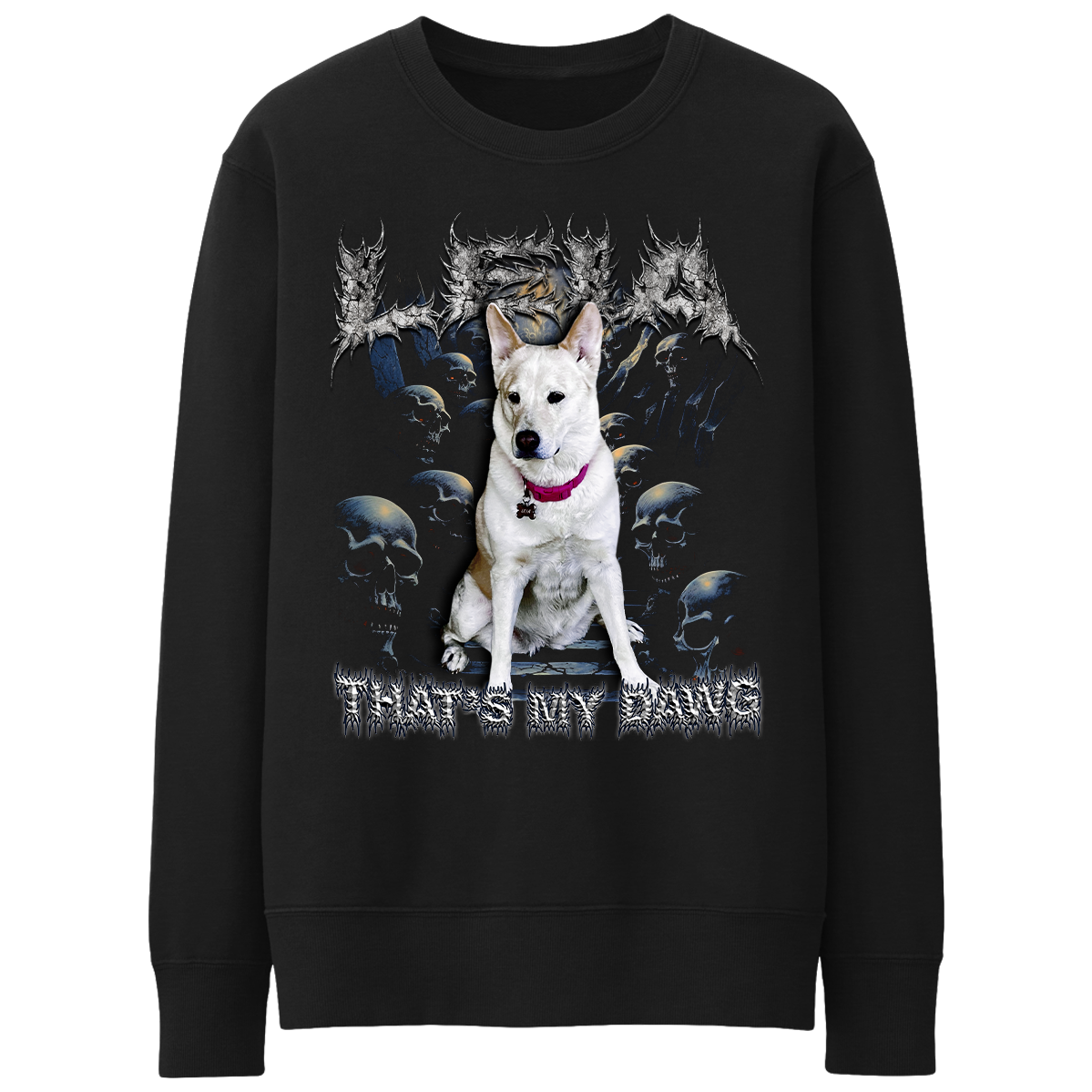 That's My Dawg Custom "Horrorcore" Crewneck Sweatshirt