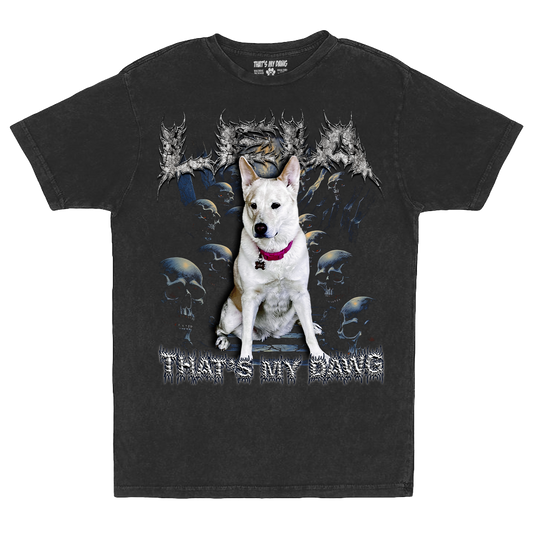 Custom Horrorcore Vintage T-Shirt – Upload Any Pet, Friend, or Other Favorite Picture