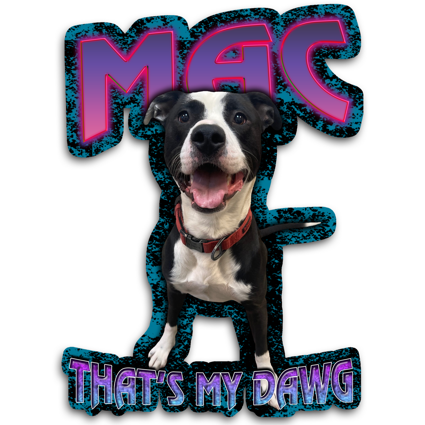 Custom "90s Bootleg" Stickers – Upload Any Pet, Friend, or Other Favorite Picture