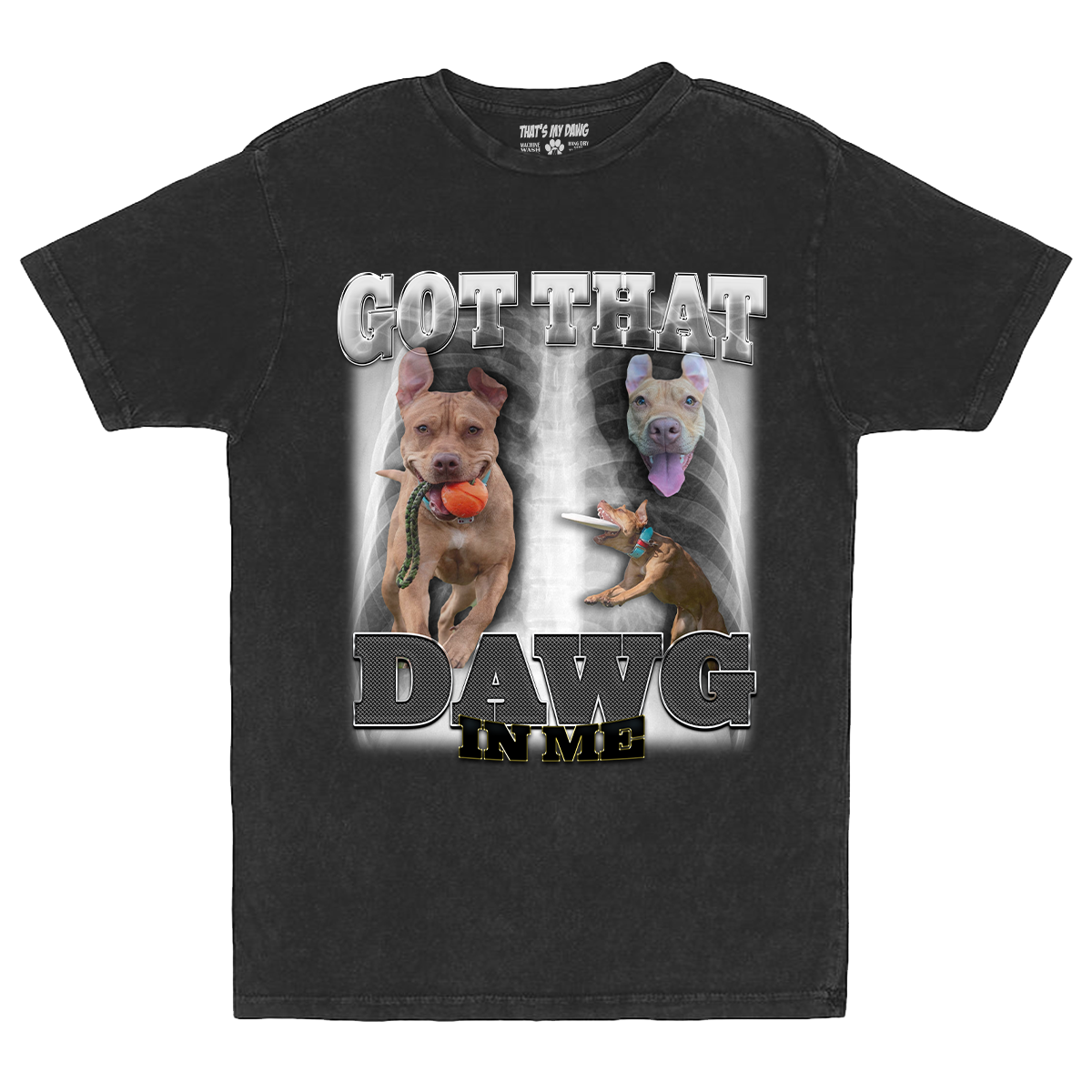 Custom Dawg In Me Vintage T-Shirt – Upload Any Pet, Friend, or Other Favorite Picture