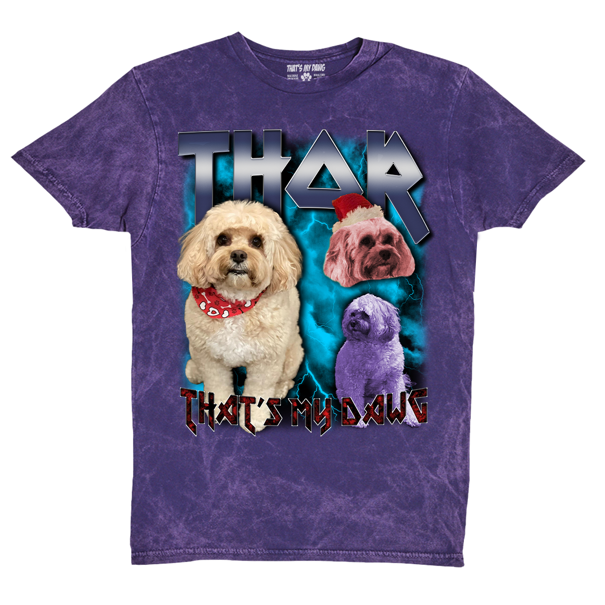 Custom Heavy Metal Vintage T-Shirt – Upload Any Pet, Friend, or Other Favorite Picture