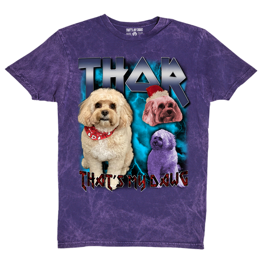 Custom Heavy Metal Vintage T-Shirt – Upload Any Pet, Friend, or Other Favorite Picture