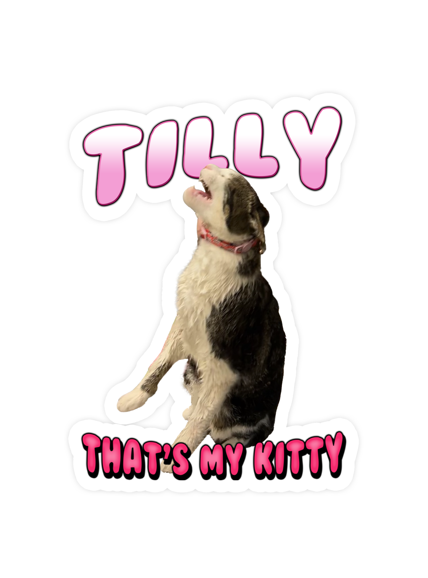 Custom "Bubble Gum" Stickers – Upload Any Pet, Friend, or Other Favorite Picture