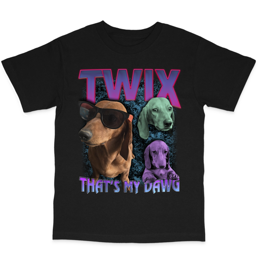 Custom 90s Bootleg T-Shirt – Upload Any Pet, Friend, or Other Favorite Picture