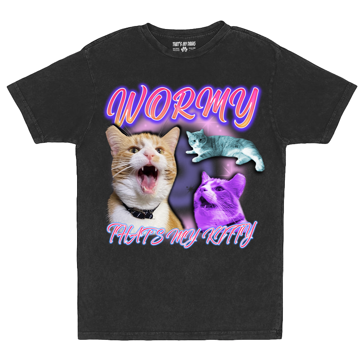 Custom 90s Airbrush Vintage T-Shirt – Upload Any Pet, Friend, or Other Favorite Picture