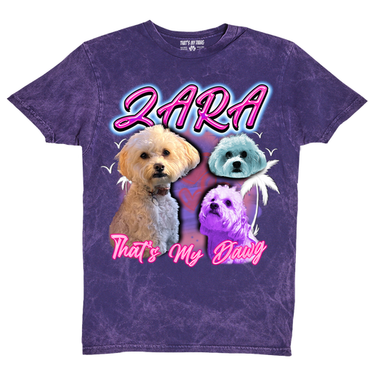 Custom Airbrush 2.0 Vintage T-Shirt – Upload Any Pet, Friend, or Other Favorite Picture