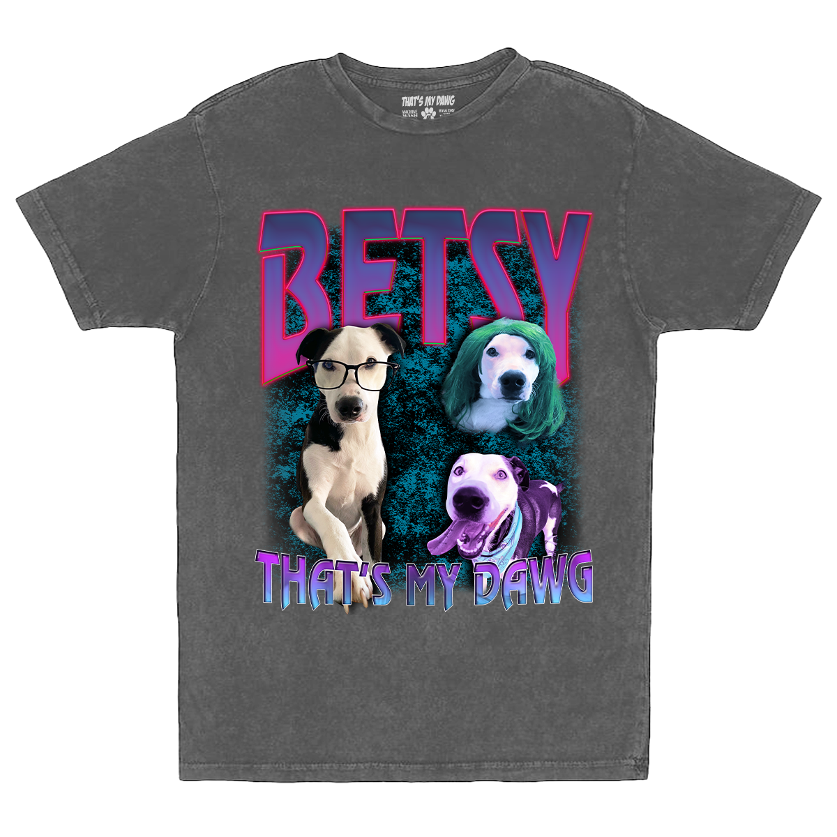 Custom 90s Bootleg Vintage T-Shirt – Upload Any Pet, Friend, or Other Favorite Picture