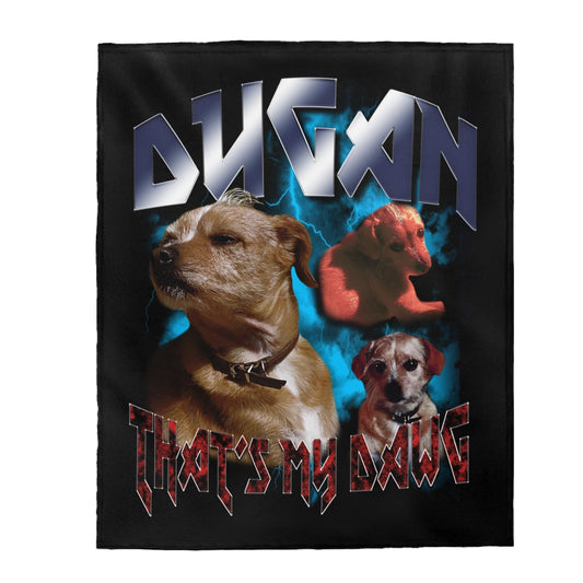 Custom Heavy Metal Blanket – Upload Any Pet, Friend, or Other Favorite Picture
