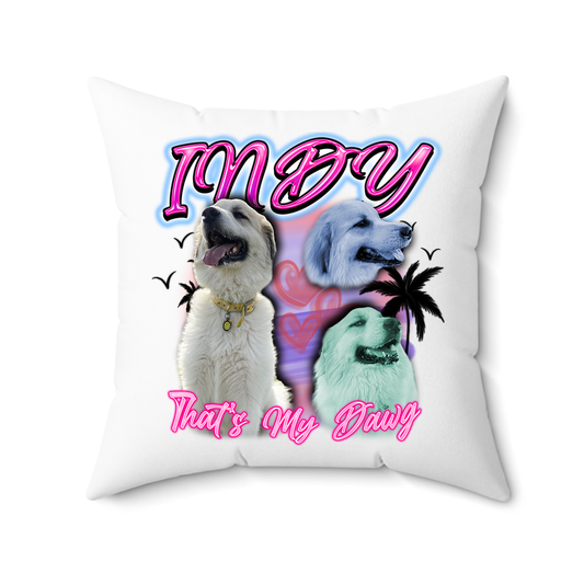 Custom Airbrush 2.0 Pillow – Upload Any Pet, Friend, or Other Favorite Picture