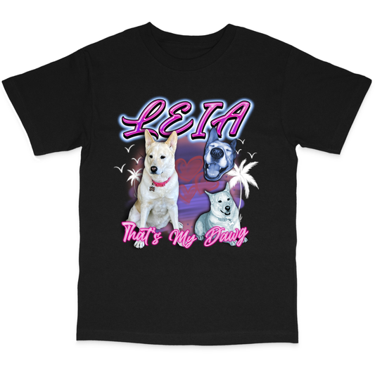 Custom Airbrush 2.0 T-Shirt – Upload Any Pet, Friend, or Other Favorite Picture