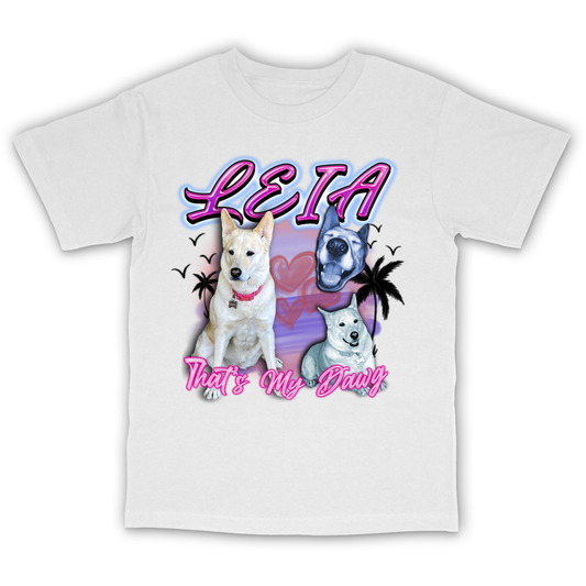 Custom Airbrush 2.0 T-Shirt – Upload Any Pet, Friend, or Other Favorite Picture