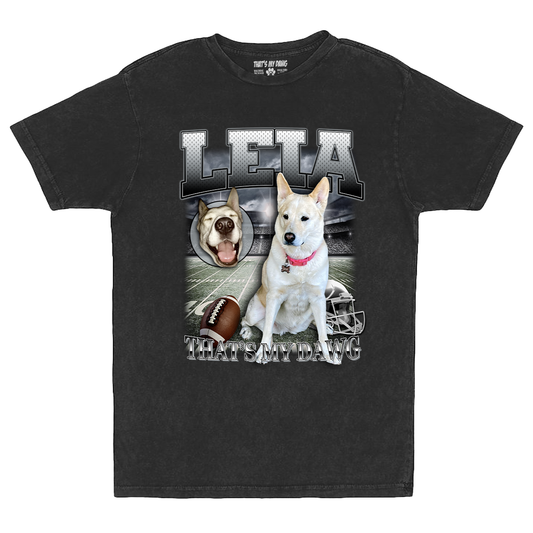 Custom NFL Vintage T-Shirt – Feature Your Pet as a Football Star!
