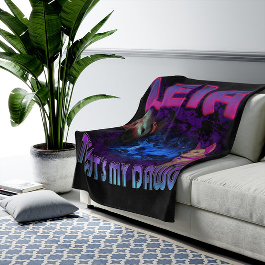 Custom 90s Bootleg Blanket – Upload Any Pet, Friend, or Other Favorite Picture