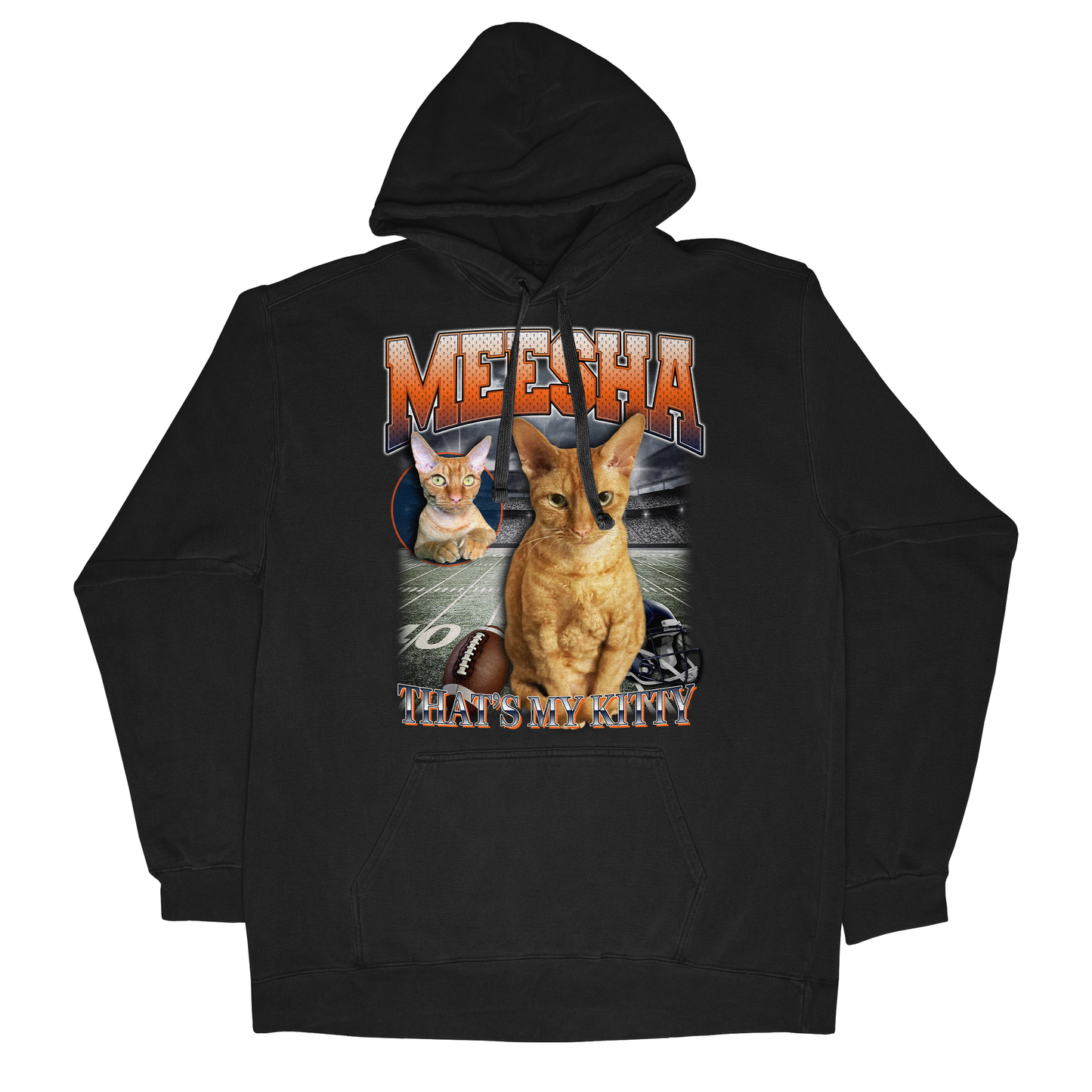 Custom NFL Hoodie – Feature Your Pet as a Football Star!