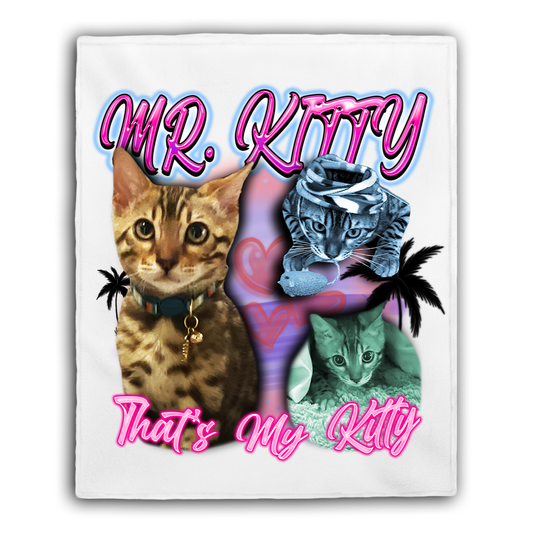 Custom Airbrush 2.0 Blanket – Upload Any Pet, Friend, or Other Favorite Picture
