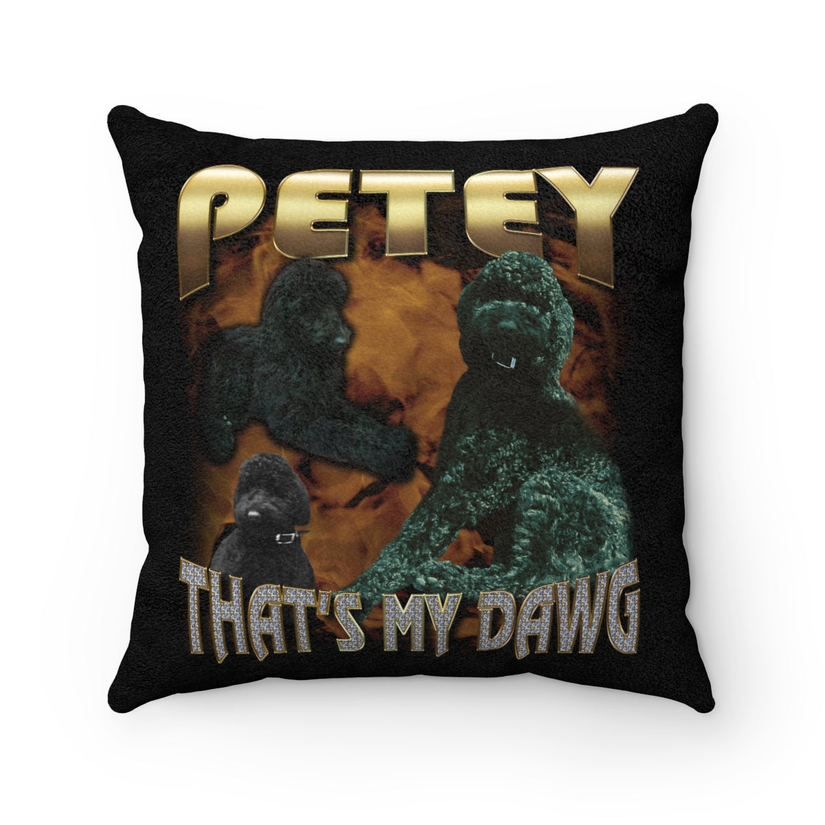 That's My Dawg Custom "90's Bling" Pillow