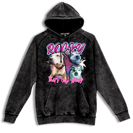 Custom Airbrush 2.0 Vintage Hoodie – Upload Any Pet, Friend, or Other Favorite Picture